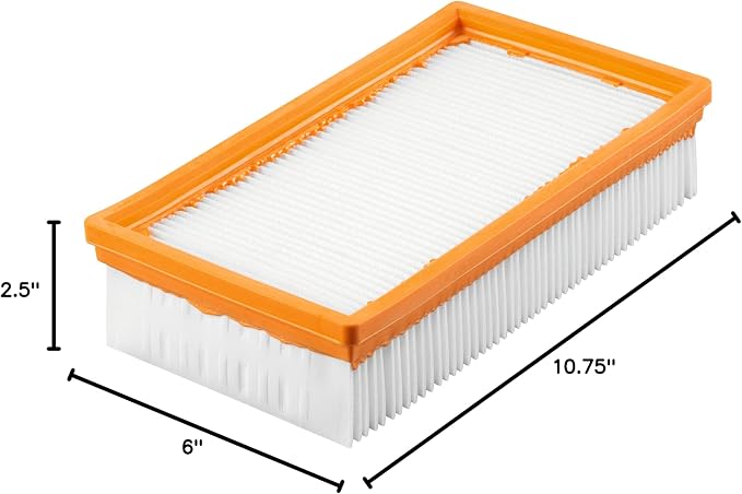 VF130H Flat HEPA Filter, Captures 99.97% of Particles for Superior Allergy and Dust Control, alternate view 8