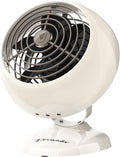 VFANTM Mini Classic Vintage Fan, Retro Metal Air Circulator, For Desk & Bedside, 2 Speeds, Adjustable Tilt, Personal Cooling