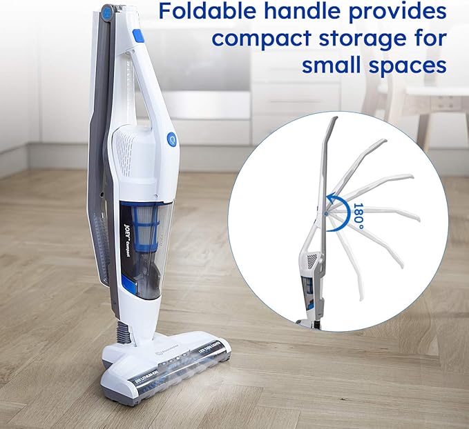 VSD1801 Cordless Handheld & Stick Vacuum Cleaner 2 in 1, Rechargeable Li-ion Battery Powerful Lightweight for Hardwood Floor
