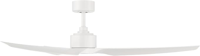 WAC F-056-MW Stella 60" Outdoor Ceiling Fan with Remote Control, Matte White, alternate product view 6