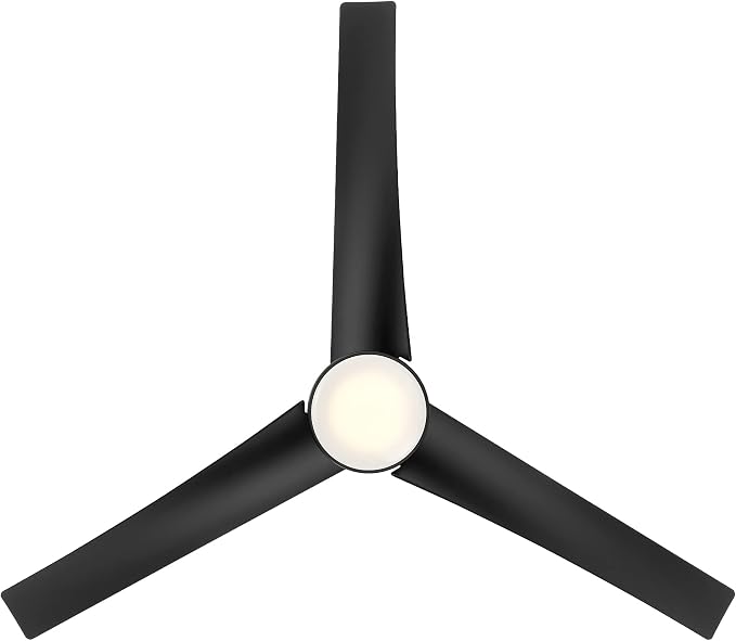 WAC F-070L-SB/MB Sonoma 56" Outdoor Ceiling Fan with Lights and Remote Control, Soft Brass Matte Black, alternate product