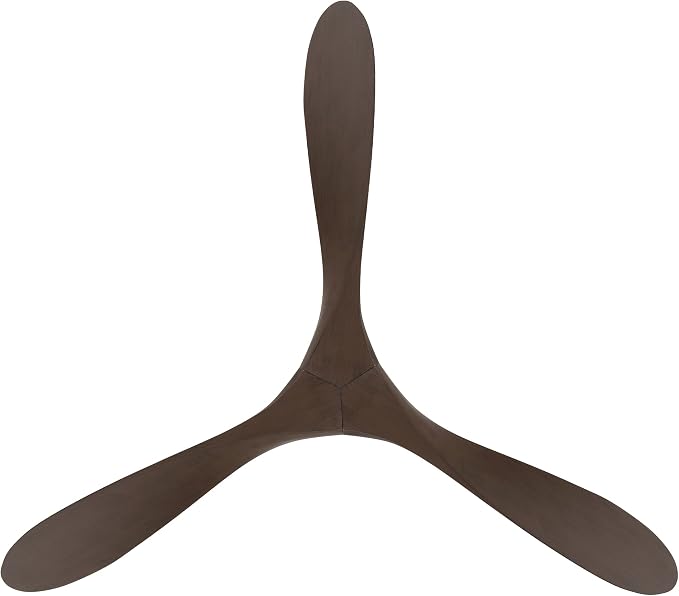 WAC F-089-MB/DW Malibu 70" Outdoor Ceiling Fan with Remote, Matte Black Dark Walnut, alternate product view 7