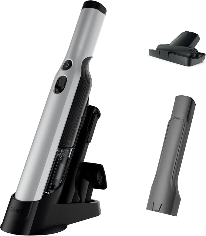 WANDVAC Cordless Hand Vac, Lightweight, Versatile and Portable at 1.4 lbs., Powerful Suction, Charging Dock, One-Touch Empty