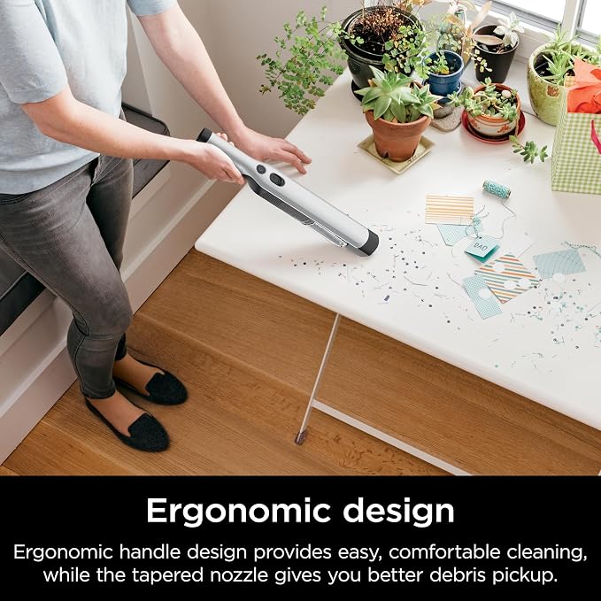 WANDVAC Cordless Hand Vac, Lightweight, Versatile and Portable at 1.4 lbs., Powerful Suction, Charging Dock, One-Touch Empty