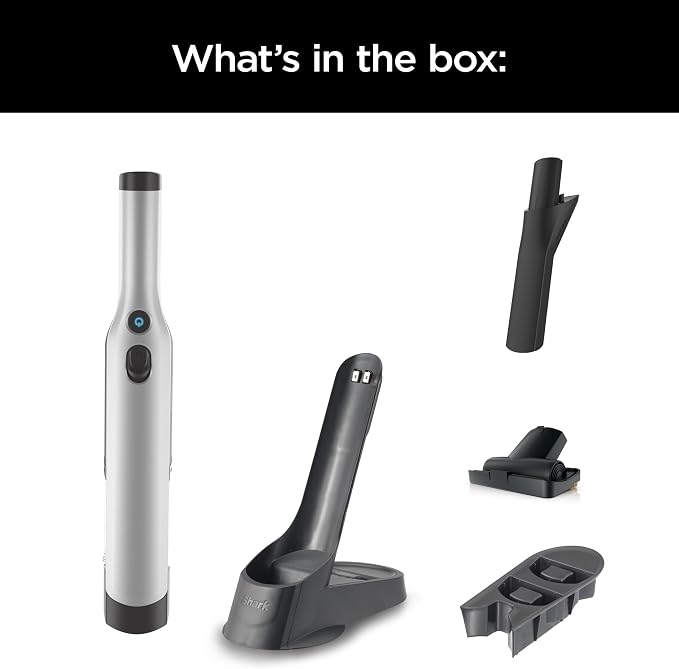 WANDVAC Cordless Hand Vac, Lightweight, Versatile and Portable at 1.4 lbs., Powerful Suction, Charging Dock, One-Touch Empty