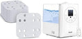 Warm and Cool Mist Humidifiers and 10 Pack Mineral Absorption Pad, product image