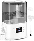 Warm and Cool Mist Humidifiers for Bedroom Large Room Home,Air Humidifier with Remote,Top Fill Ultrasonic Diffuser Humidifier