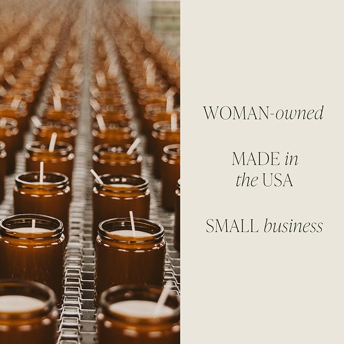 Warm and Cozy Soy Candle - Orange Peel, Cinnamon, Ginger and Clove Scented Candles for Home, alternate product view 9