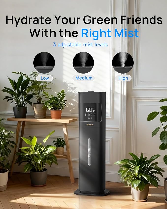 Warm & Cool Mist Humidifiers for Bedroom 500 sq ft, 2.1Gal/8L Humidifier Large Room with Essential Oil Diffuser, alternate