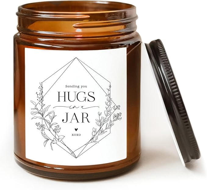 Warm Hugs Scented Candles for Home, Natural Soy Wax, Relaxing Aromatherapy Gifts, Essential Oils Scented, alternate product