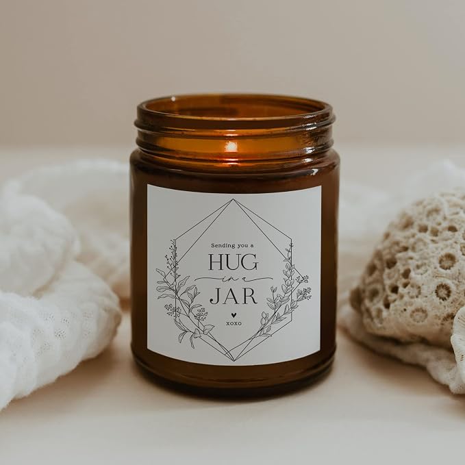 Warm Hugs Scented Candles for Home, Natural Soy Wax, Relaxing Aromatherapy Gifts, Essential Oils Scented, alternate product