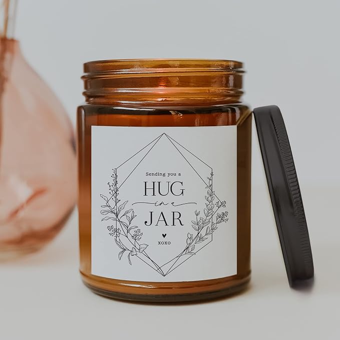 Warm Hugs Scented Candles for Home, Natural Soy Wax, Relaxing Aromatherapy Gifts, Essential Oils Scented, alternate product