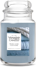 Warm Luxe Cashmere, Holiday Scented Candle, 22oz Large Jar with up to 150 Hour Burn Time, Giftable, product image