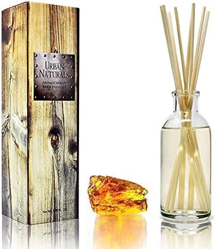 Warm Vanilla Amber Reed Diffuser Gift Set | Creamy. Warm. Sultry. Notes of Sandalwood, Amber & Smoked Vanilla | Made with