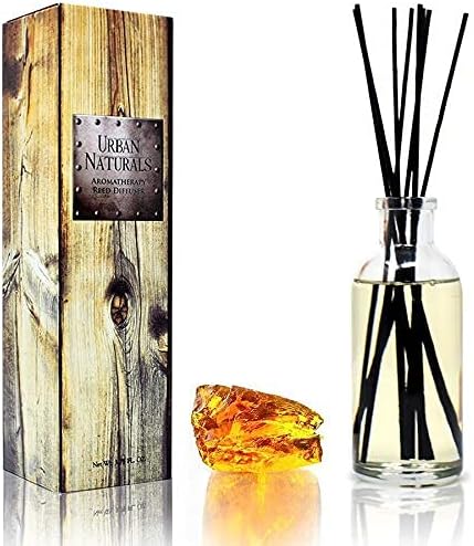 Warm Vanilla Amber Reed Diffuser Gift Set | Creamy. Warm. Sultry. Notes of Sandalwood, Amber & Smoked Vanilla | Made with