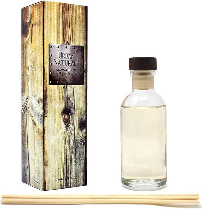 Warm Vanilla Amber Reed Diffuser Gift Set | Creamy. Warm. Sultry. Notes of Sandalwood, Amber & Smoked Vanilla | Made with
