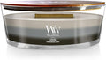 Warm Woods Trilogy Holiday Candle Gifts for Women and Men, 16 oz Ellipse Trilogy Candle with Crackling Wick, product image