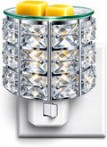 Warmers Pluggable Fragrance Warmer- Decorative Plug-in for Warming Scented Candle (Silver), product image
