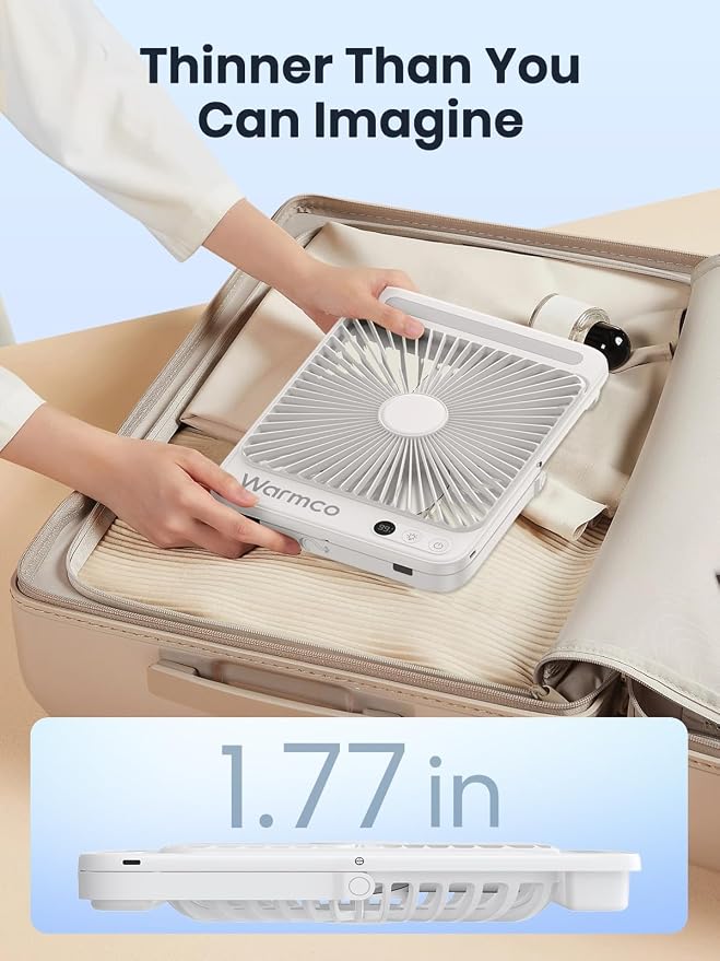 20000mAh Battery Powered Fan, Ultra- 8-Inch Portable Camping Fan with LED Lantern, alternate product