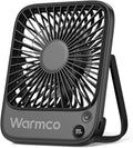 Portable Travel Fan 5000mAh, Ultra-thin Rechargeable Battery Operated Small Desk Fan, product image