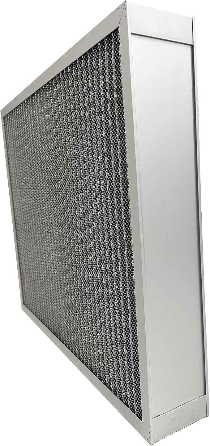 Washable Air Filter(20" x 20" x 4" MERV 5), Aluminum Electrostatic Air Filter for Furnace and Central Air Conditioner