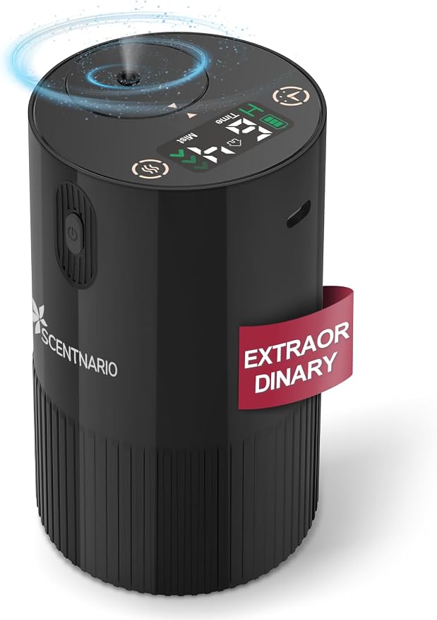 Waterless Diffuser for Essential Oil - Aroma Diffuser for Home with Battery Indicator, product image