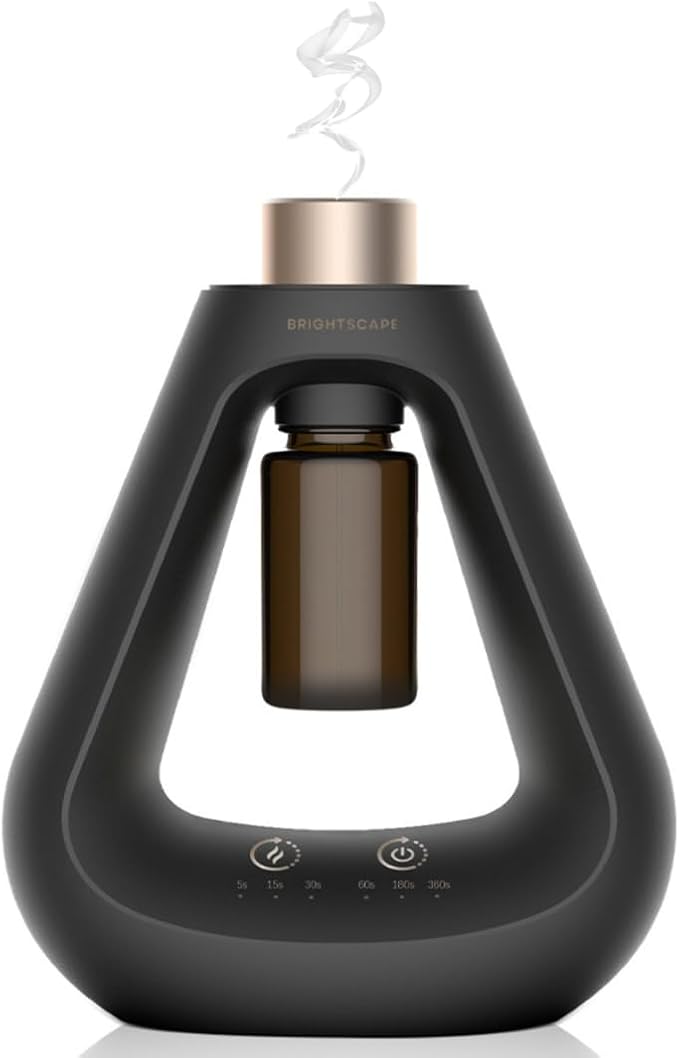 Waterless Diffuser for Essential Oil – Battery Operated Hotel Scent Diffuser – Portable, Cordless Aromatherapy for Home
