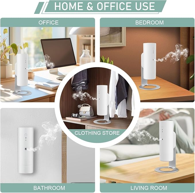 Waterless Diffuser for Essential Oils, Smart Aroma Diffuser for Home, 130ml/1000 Sq., alternate product view 5