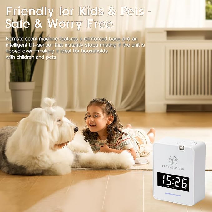 Waterless Diffuser - HVAC System Essential Oil Diffuser with Clock - Whole House & Hotel Coverage 3000 Sq., alternate product
