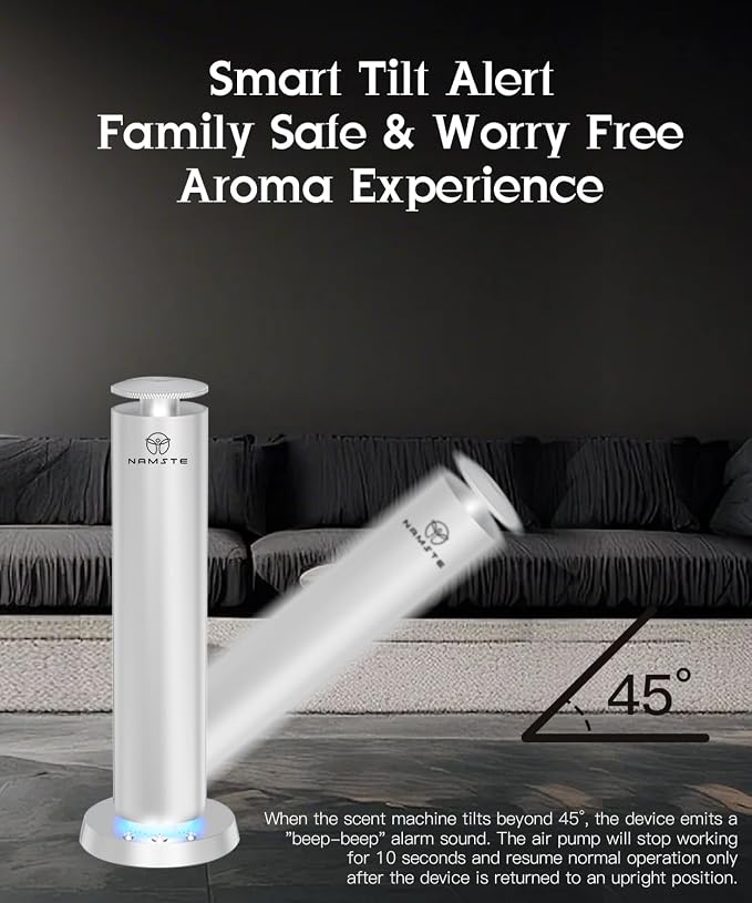 Waterless Diffuser Starter Kit Wireless Scent Machine with LED Light – APP & Remote & Button Control, alternate product view