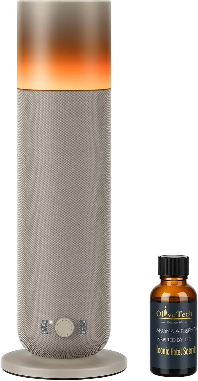 Waterless Diffuser with Fabric-Wrapped Design, Cold Air Scent Diffusers for Home & Office, Hotel Collection Diffuser, product