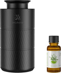 Waterless Essential Oil Diffuser, Aluminum Rechargeable Battery Operated Diffuser, 3 Timer Settings, 3 Mist Levels, product