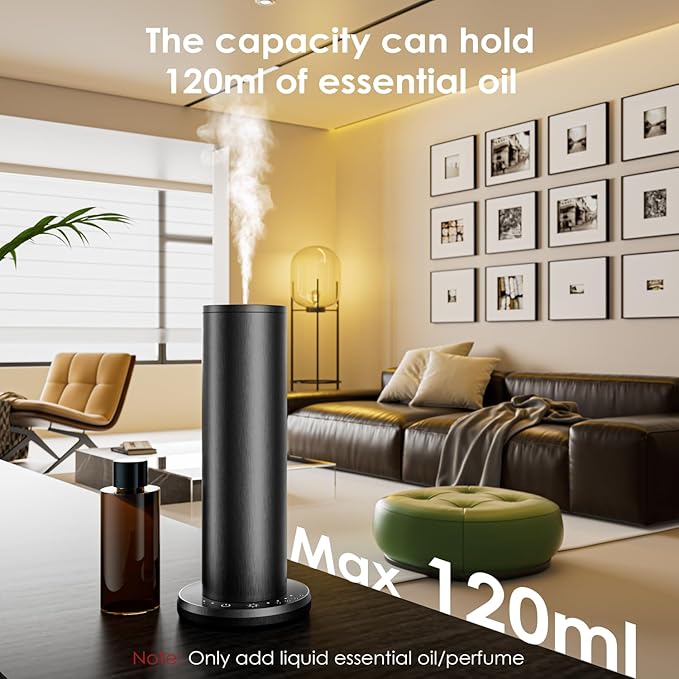 Waterless Essential Oil Diffuser,Aromatherapy Diffusers,Scent Diffusers for Home,Large Room, Hotel Scent Diffuser, 1000sq.ft