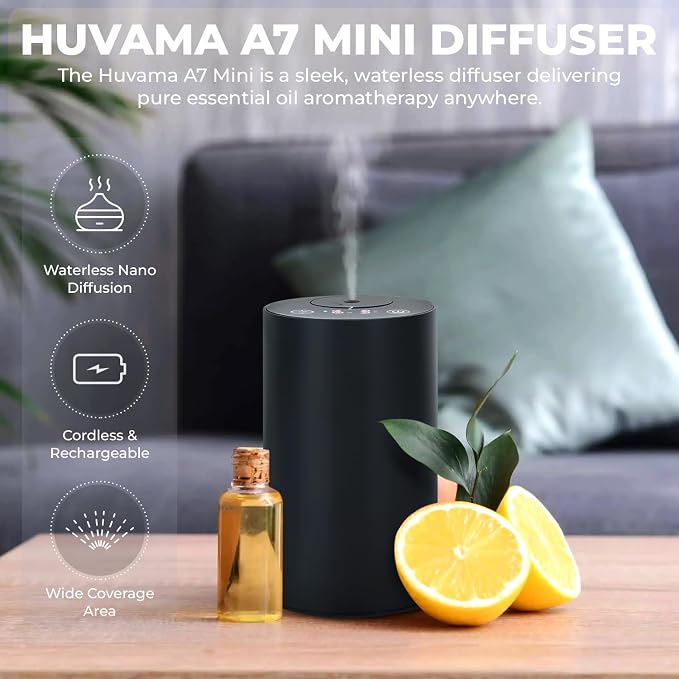 Waterless Essential Oil Diffuser – Aromatherapy Scent Diffusers for Home, Office, Hotel, alternate product view 2