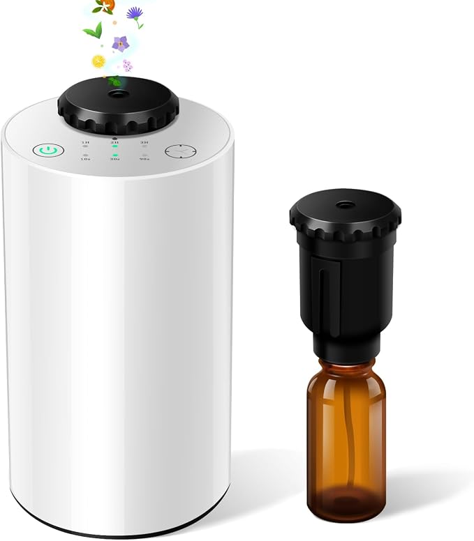 Waterless Essential Oil Diffuser Aromatherapy Scent Diffusers for Home Large Room, Bedroom, Car, Office, Desk, product image