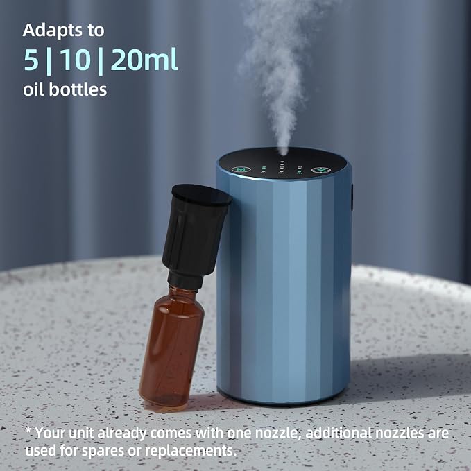 Waterless Essential Oil Diffuser Aromatherapy Scent Diffusers for Home Large Room, Bedroom, Car, Office, Desk, alternate
