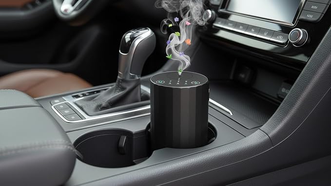 Waterless Essential Oil Diffuser Aromatherapy Scent Diffusers for Home Large Room, Bedroom, Car, Office, Desk, alternate