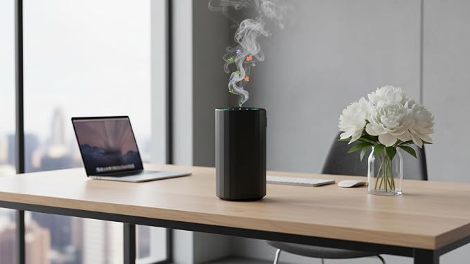 Waterless Essential Oil Diffuser Aromatherapy Scent Diffusers for Home Large Room, Bedroom, Car, Office, Desk, alternate
