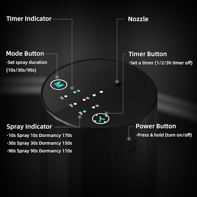 Waterless Essential Oil Diffuser Aromatherapy Scent Diffusers for Home Large Room, Bedroom, Car, Office, Desk, alternate