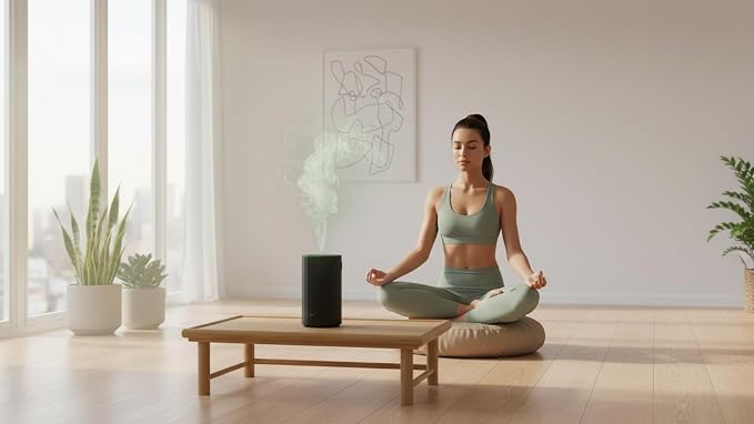 Waterless Essential Oil Diffuser Aromatherapy Scent Diffusers for Home Large Room, Bedroom, Car, Office, Desk, alternate