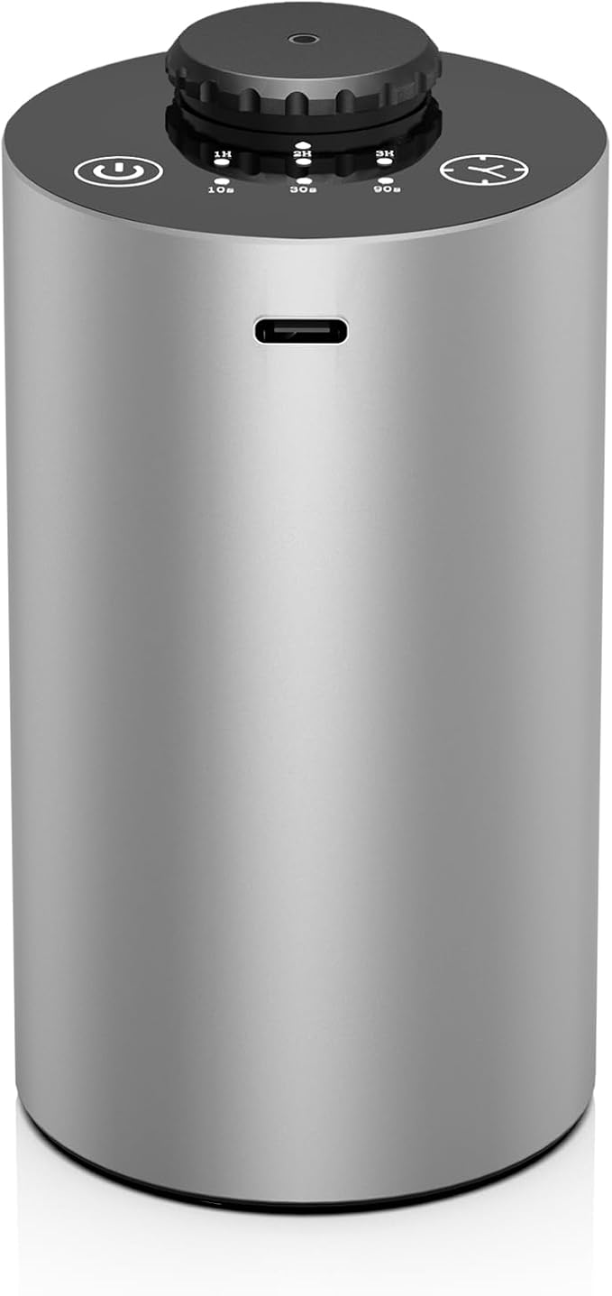 Waterless Essential Oil Diffuser, Battery Powered Mini Scent Air Machine, Aromatherapy Mist Diffuser for Home Room Car Office