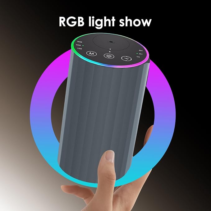 Waterless Essential Oil Diffuser, Battery Powered Mini Scent Air Machine, Aromatherapy Mist Diffuser for Home Room Car Office