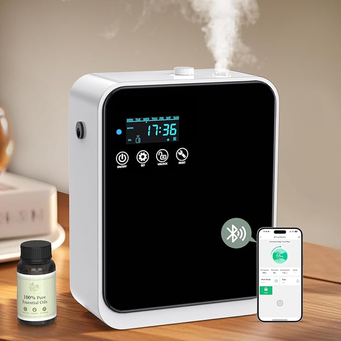 Waterless Essential Oil Diffuser for Home and Commercial Use, Up to 1500 sq.ft., alternate product view 2