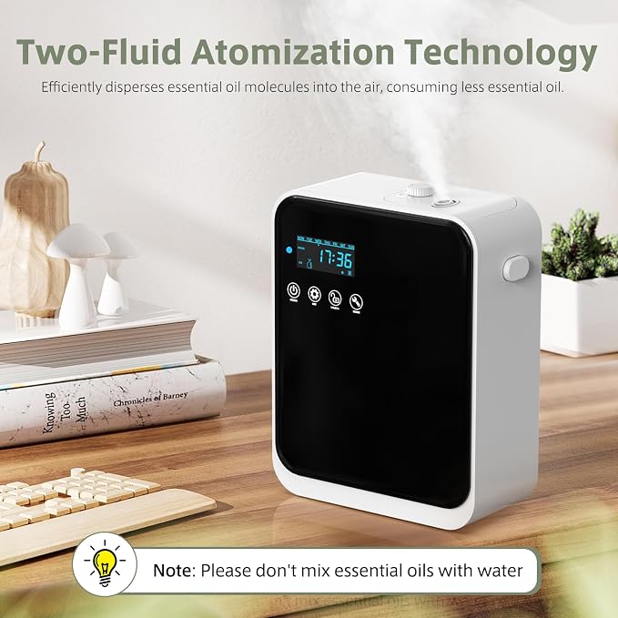 Waterless Essential Oil Diffuser for Home and Commercial Use, Up to 1500 sq.ft., alternate product view 3