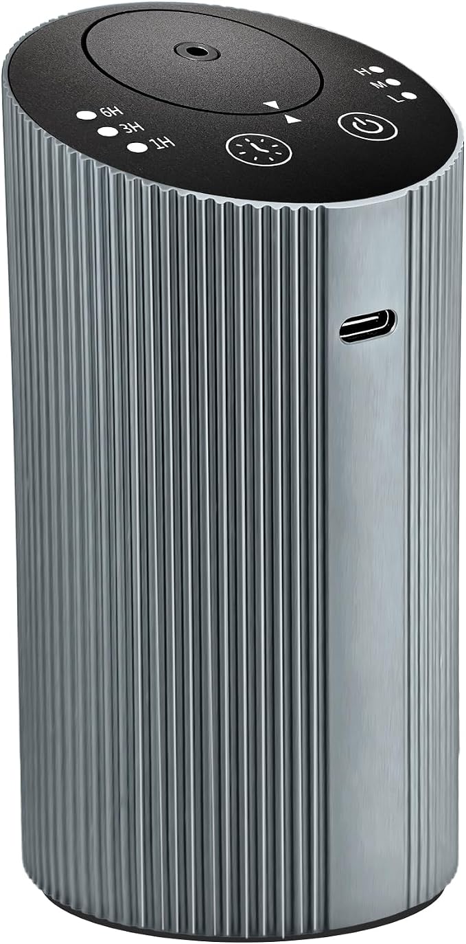 Waterless Essential Oil Diffuser for Home Car Office, Scent Diffuser with 4 Timer (1/3/6H & Off) & 3 Mist(L/M/H), product