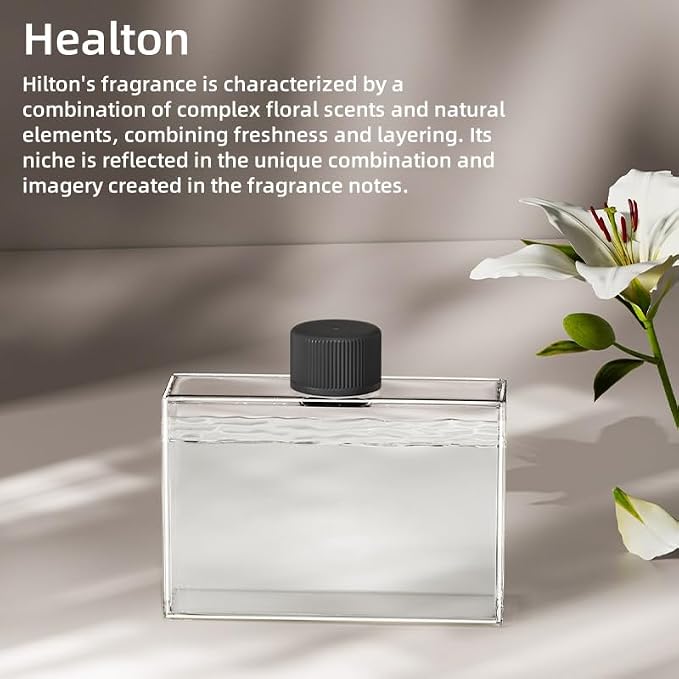 Waterless Essential Oil Diffuser for Home & Office Cordless Battery Operated Aroma Diffuser with 7 Mist Levels, alternate