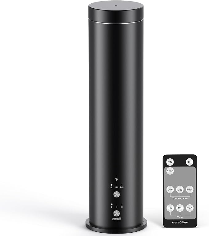 Waterless Essential Oil Diffuser for Large Room, 1000 Sq Ft Coverage, Scent Diffuser for Home, Office, Hotel and Spas
