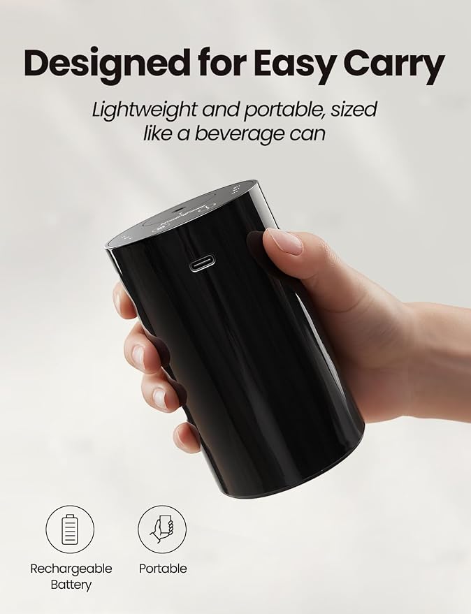 Waterless Essential Oil Diffuser, Portable Aromatherapy Diffuser with 20mL Capacity, alternate product view 5