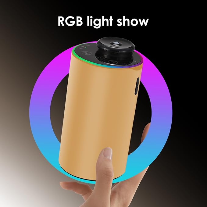 Waterless Essential Oil Diffuser with 8 Color LED Night Light, 3 Mist Levels & Timers, alternate product view 7