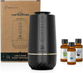 Waterless Oil Diffuser, Portable Car Diffusers for Essential Oils, Wireless Diffusers with 3 Mist Levels & Timer, ABS